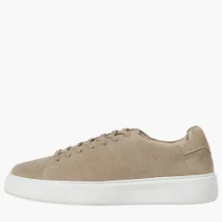 JACK & JONES Herren Stockholm Leder Sneaker Plaza Taupe