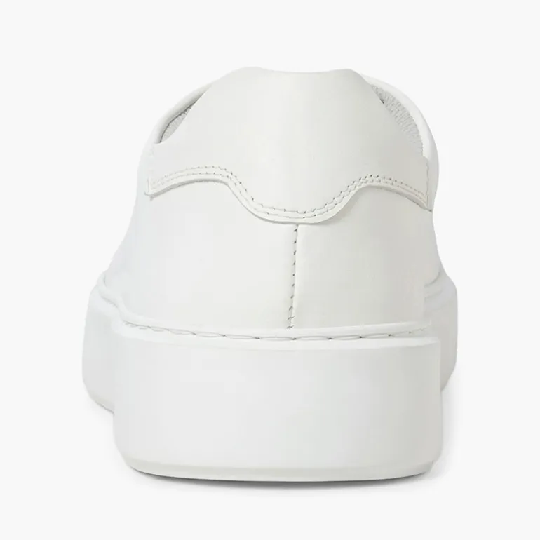 JACK & JONES Herren Stockholm Leder Sneaker Bright White