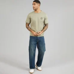 JACK & JONES Herren Ted Original 918 Loose Straight Blue Denim
