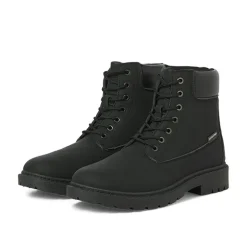 JACK & JONES Herren Thames PU Stiefel Anthrazit