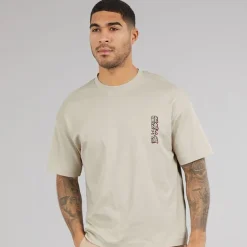 JACK & JONES Herren Tokyo Ward T Shirt Moonbeam