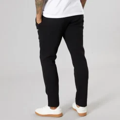 JACK & JONES Herren Vesterbro Jogginghose mit offenem Saum Schwarz/Weiß