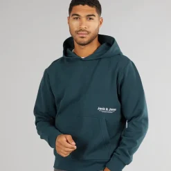 JACK & JONES Herren Vesterbro Seiten Hoodie Magischer Wald