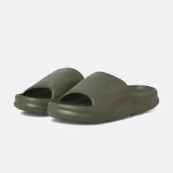JACK & JONES Herren Wien Geformte Slides Oliv Nacht