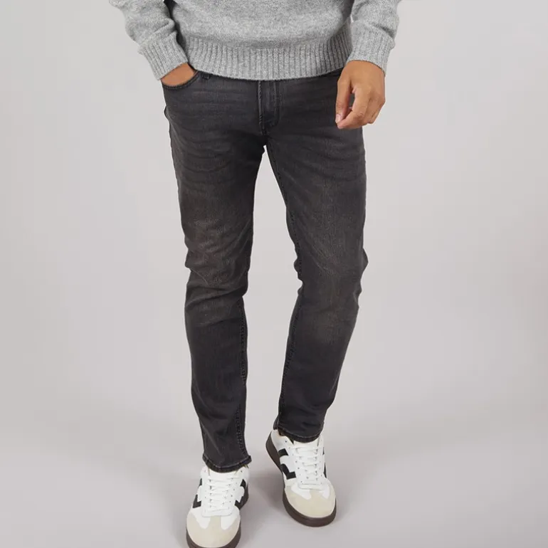JACK & JONES JACK AND JONES Herren Glenn Sq354 Schmale Passform Jeans Verwaschenes Schwarz