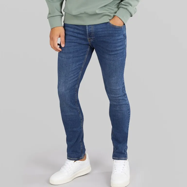 JACK & JONES Jeans Herren Glenn SQ 327 Slim Fit Blau