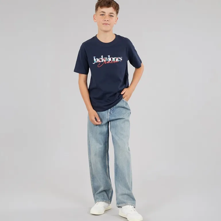JACK & JONES Junge Alex Orginal AKM 308 Baggy Fit Jeans Blue Denim