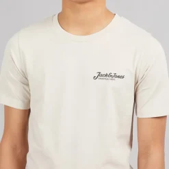 JACK & JONES Junge Beau T-Shirt und Shorts Set Moonbeam