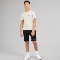JACK & JONES Junge Beau T-Shirt und Shorts Set Moonbeam