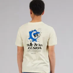 JACK & JONES Junge Bigwig T Shirt Antique White