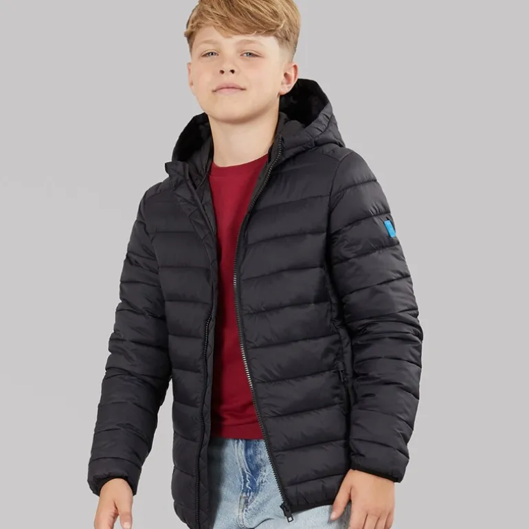 JACK & JONES Junge Bradley Leichte Daunenjacke Schwarz