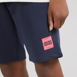 JACK & JONES Junge Brandy T Shirt und Shorts Set Glacier Gray