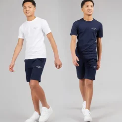 JACK & JONES Junge College T-Shirts und Shorts Set Navy Blazer