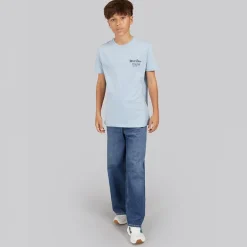 JACK & JONES Junge Dave Original SQ 138 Weite Passform Jeans Blue Denim