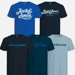 JACK & JONES Junge Fünfer Pack T - Shirts Skyway