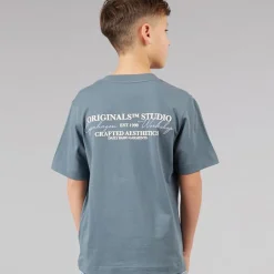JACK & JONES Junge Islington T Shirt Stormy Weather