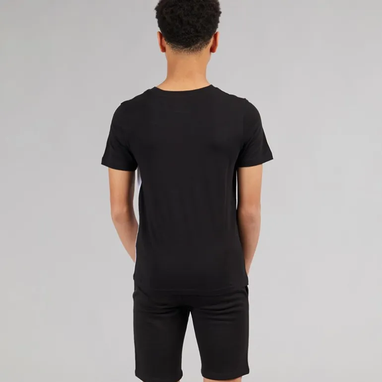 JACK & JONES Junge Jax Blockier T Shirt und Hose Set Schwarz