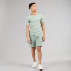 JACK & JONES Junge Jeff Orion T Shirt Und Shorts Set Iceberg Green