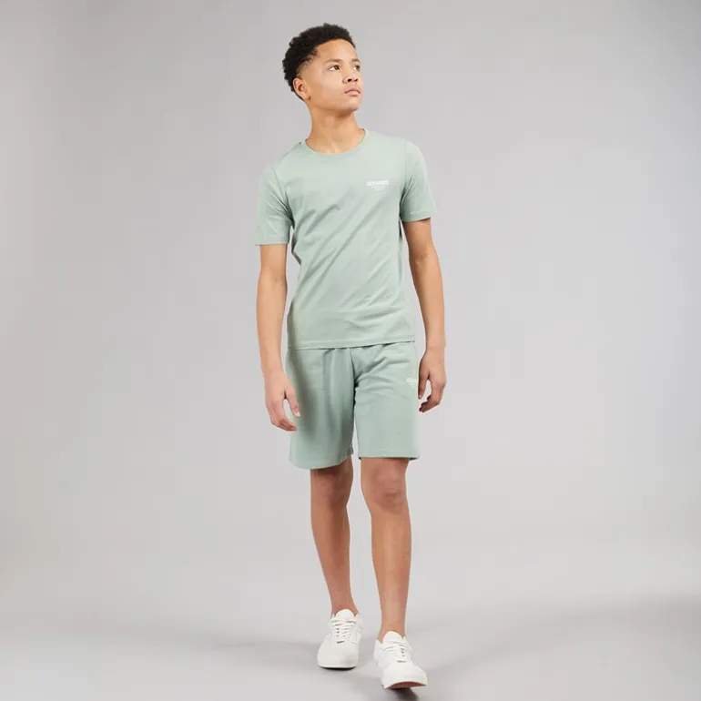 JACK & JONES Junge Jeff Orion T Shirt Und Shorts Set Iceberg Green
