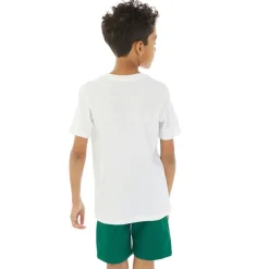 JACK & JONES Junge Jjpete Camouflage T Shirt und Shorts Set Storm