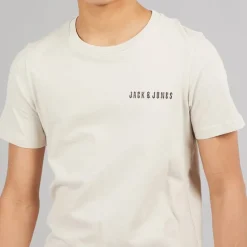 JACK & JONES Junge Kai T Shirt und Shorts Set Moonbeam