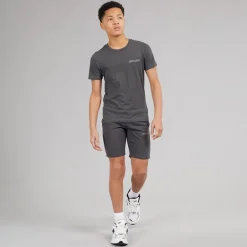 JACK & JONES Junge Kai T Shirt Und Shorts Set Asphalt