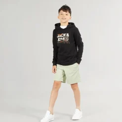 JACK & JONES Junge Luke Hoodie Schwarz