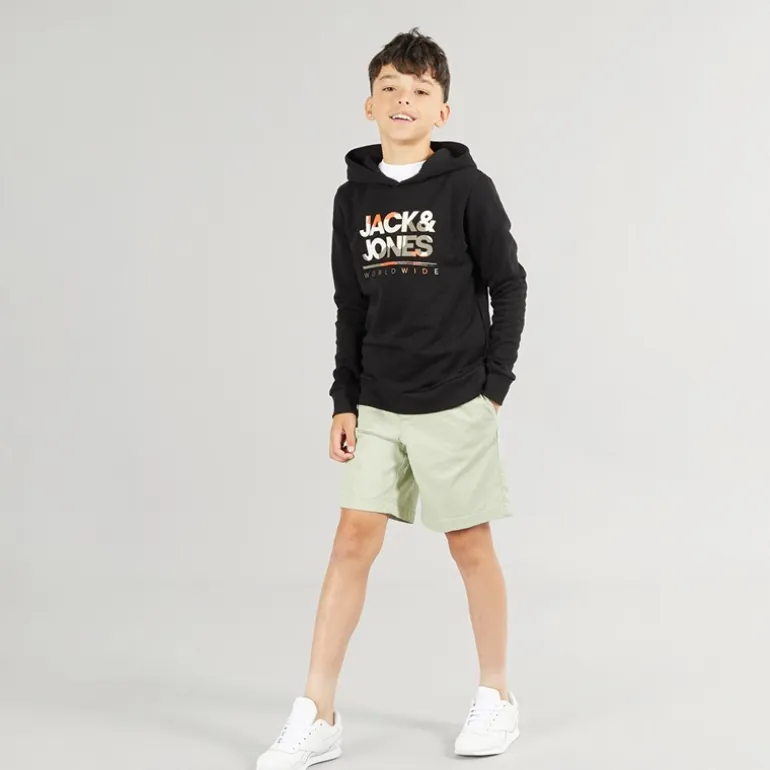JACK & JONES Junge Luke Hoodie Schwarz