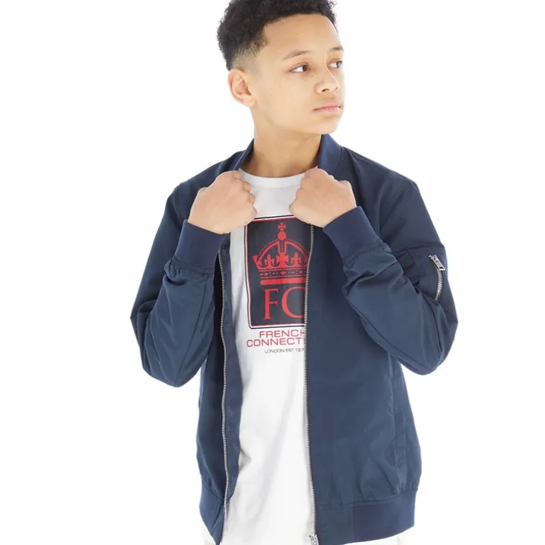 JACK & JONES Junge Mash Bomberjacke Marine Blazer