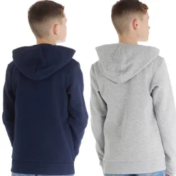 JACK & JONES Junge Mikk Kapuzenpullover 2er-Pack Marineblau/Hellgrau Melange