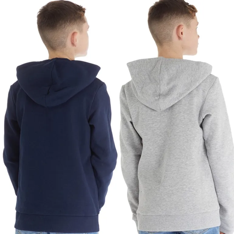 JACK & JONES Junge Mikk Kapuzenpullover 2er-Pack Marineblau/Hellgrau Melange
