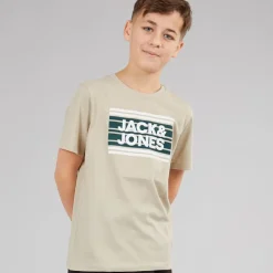 JACK & JONES Jungen Neto T-Shirts Ecru