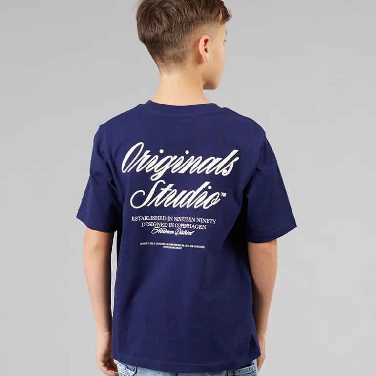 JACK & JONES Junge Norrebro T Shirt Ocean Cavern