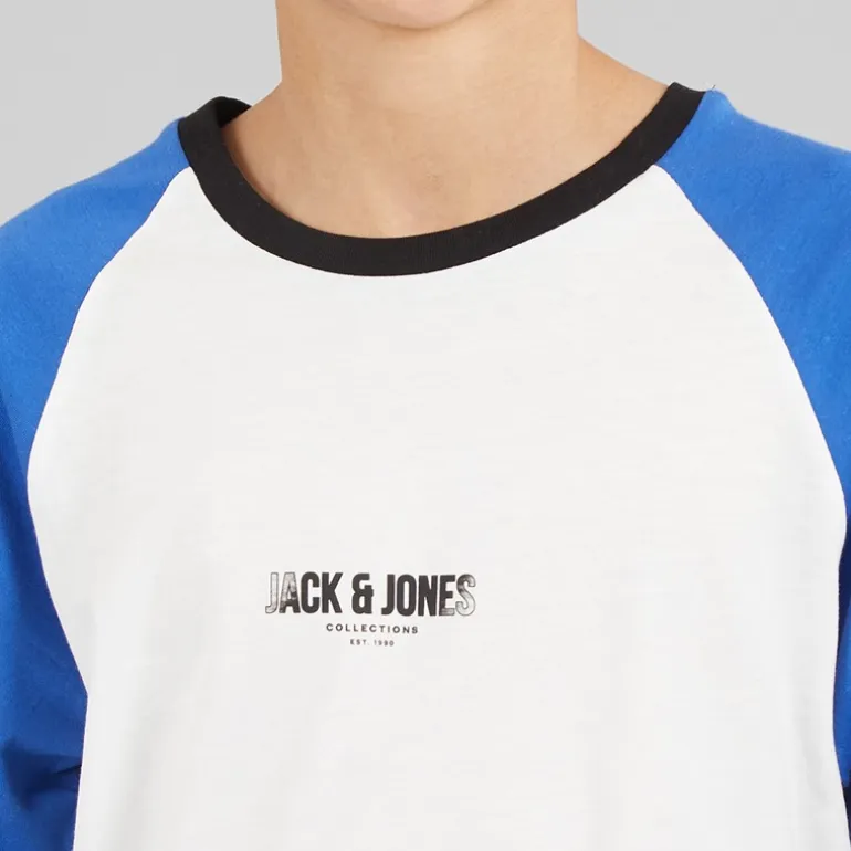 JACK & JONES Junge Oern T Shirt und Shorts Co Ord Set Beaucoup Blue