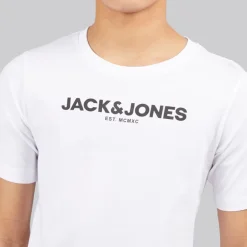 JACK & JONES Junge Rarry Dreiteiliger Trainingsanzug Und T-Shirt Set Alloy / Weiss