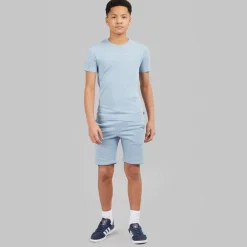 JACK & JONES Junge Schrift T Shirt und Hose Set Ashley Blue