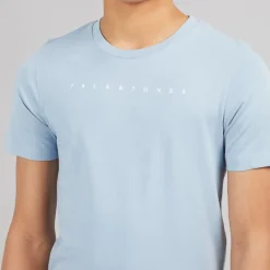 JACK & JONES Junge Schrift T Shirt und Hose Set Ashley Blue