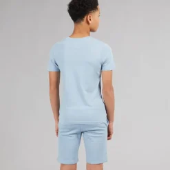 JACK & JONES Junge Schrift T Shirt und Hose Set Ashley Blue