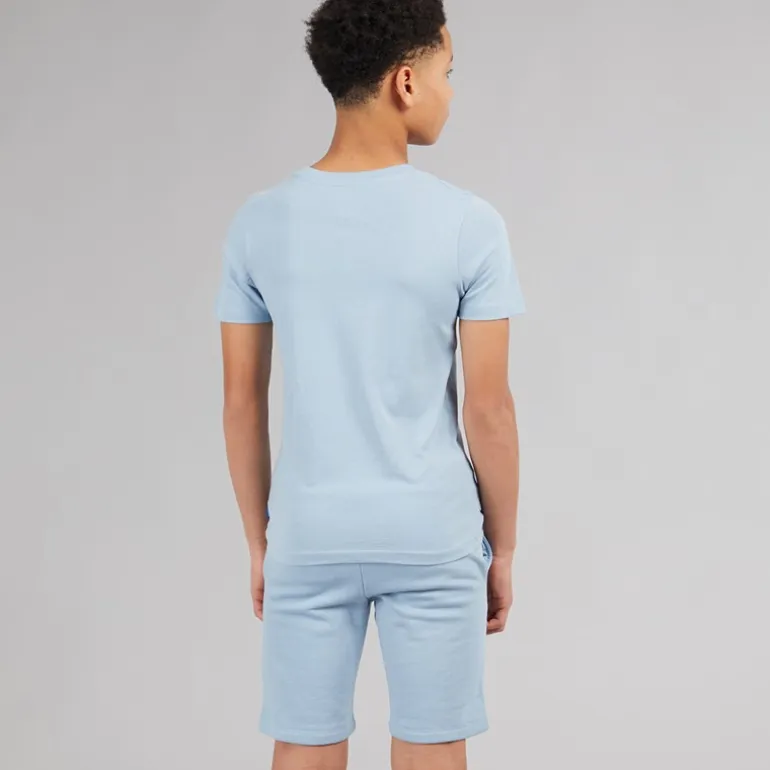 JACK & JONES Junge Schrift T Shirt und Hose Set Ashley Blue