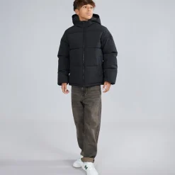 JACK & JONES Junge Surface Steppjacke Schwarz