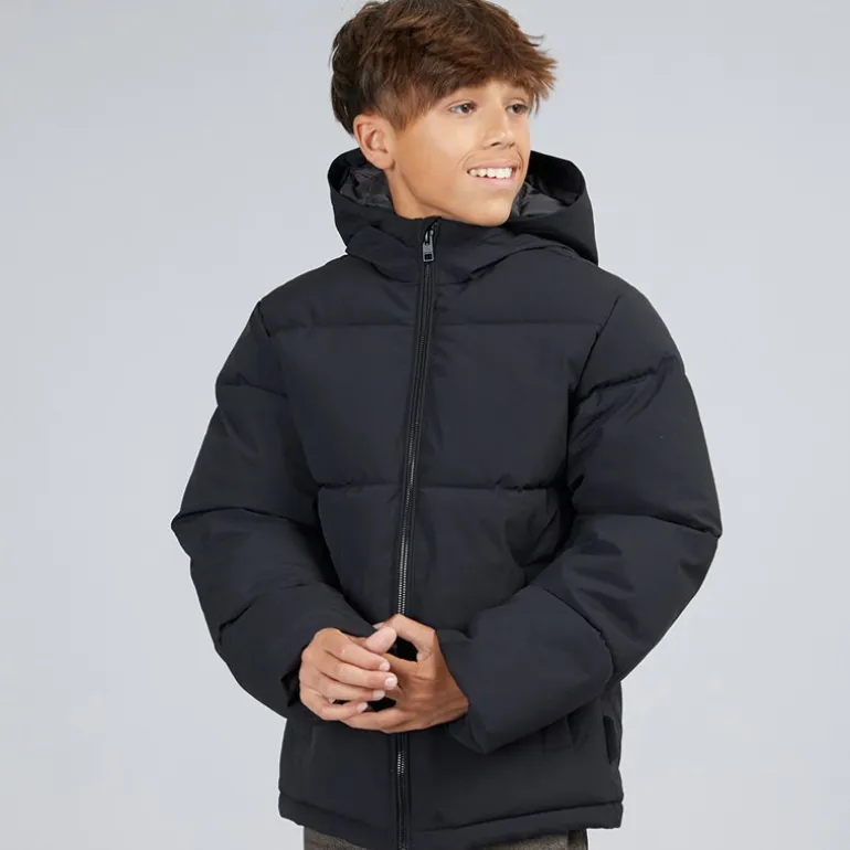 JACK & JONES Junge Surface Steppjacke Schwarz