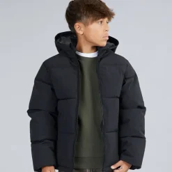 JACK & JONES Junge Surface Steppjacke Schwarz