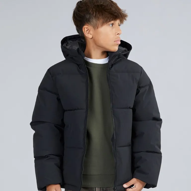JACK & JONES Junge Surface Steppjacke Schwarz