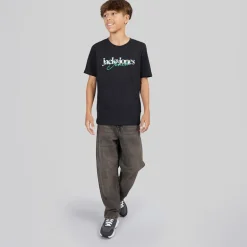 JACK & JONES Junge Tom T Shirt Schwarz