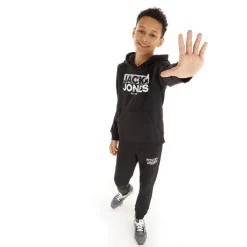 JACK & JONES Junge Trainingsanzug schwarz