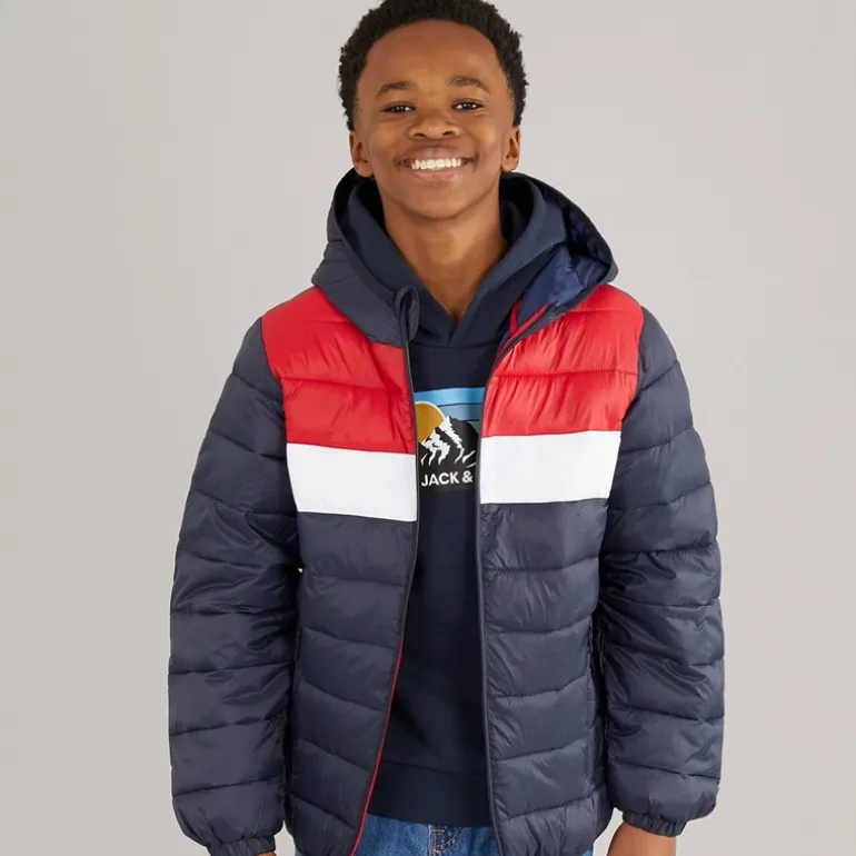 JACK & JONES Junge Wilson Steppjacke Marine Blazer