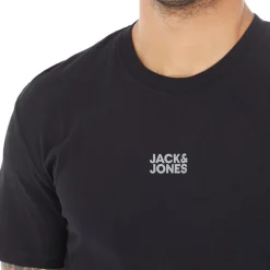 JACK & JONES T-Shirt Klassisch Schwarz Herren