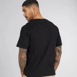 JACK & JONES T-Shirt Klassisch Schwarz Herren
