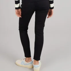 Jacqueline De Yong Damen Mond Skinny Jeans Black Denim
