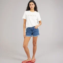 Jacqueline De Yong Damen Selma T Shirt Cloud Dancer